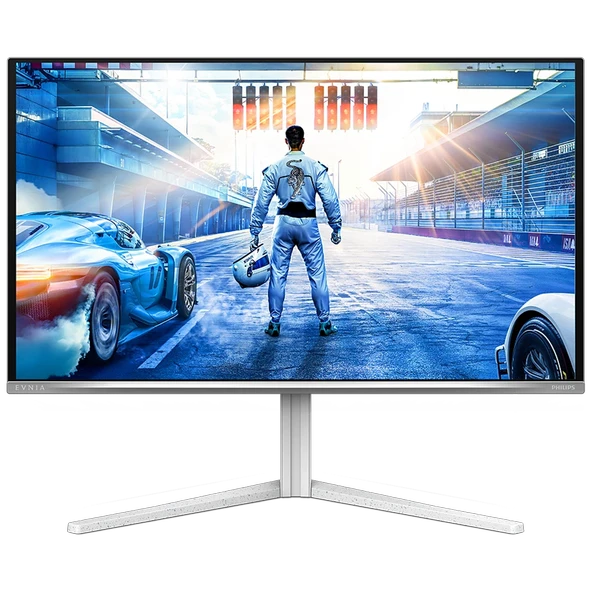 Philips Evnia 27M2N6501L 27" 240Hz 0.03ms HDMI DP G-Sync Pivot HDR10 QHD QD-OLED AMB Beyaz Gaming Monitör ürün görseli 1