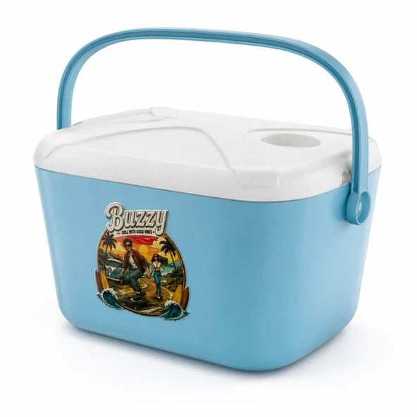 Kale Termos 20 LT BUZZY RETRO BUZLUK TERMOS (1179 COOLER BOX) ürün görseli 1