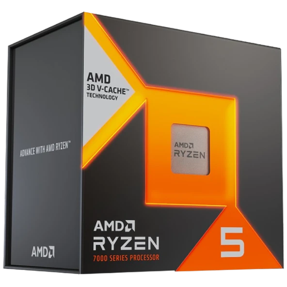 AMD Ryzen 5 7500X3D 4.0 GHz 96MB Önbellek 6 Çekirdek AM5 5nm İşlemci ürün görseli 1