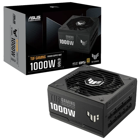 ASUS TUF GAMING 1000G 1000W 80+ Gold ATX 3.1 135mm Fanlı PSU ürün görseli 1