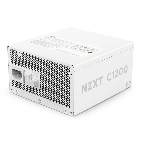 NZXT C1200 1200W 80+ Gold 135mm ATX 3.1 Full Modüler Fanlı Beyaz PSU ürün görseli 1