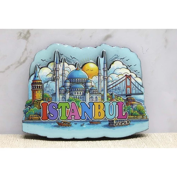 Ahşap İstanbul Temalı Magnet ürün görseli 1