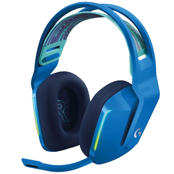 Logitech G G733 LIGHTSPEED RGB 7.1 Surround Mavi Gaming Kulaklık ürün görseli 1