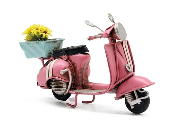 Dekoratif Metal Scooter ürün görseli 1