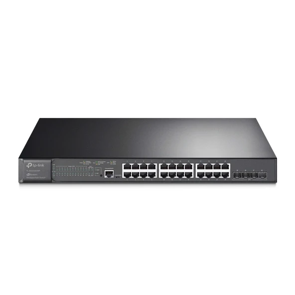 TP-LINK TL-SG3428XMP 24 Port 10/100/1000 Mbps Gigabit L2 Poe Yönetilebilir Switch ürün görseli 1