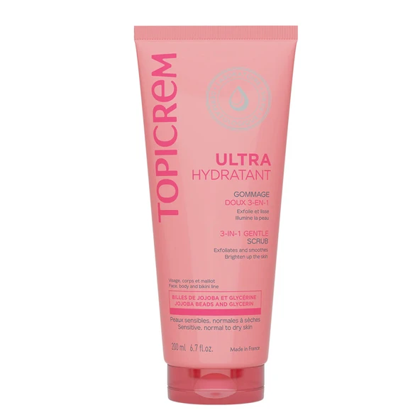 Topicrem Ultra Hydrant 3-In-1 Gentle Scrub 200 ml ürün görseli 1
