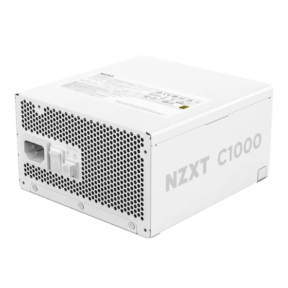 NZXT C1000 1000W 80+ Gold 135mm ATX 3.1 Full Modüler Fanlı Beyaz PSU ürün görseli 1