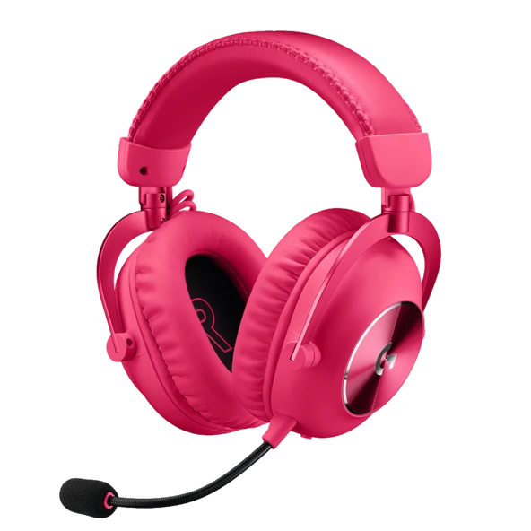 Logitech G PRO X 2 LIGHTSPEED Kablosuz Bluetooth Magenta Gaming Kulaklık ürün görseli 1