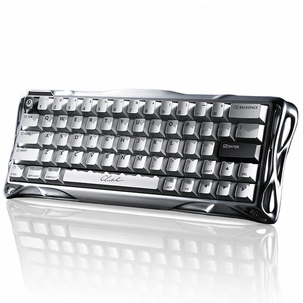 GravaStar Mercury V60 Pro RGB Manyetik Switch İngilizce Q Chrome Silver Kablolu Gaming Klavye ürün görseli 1