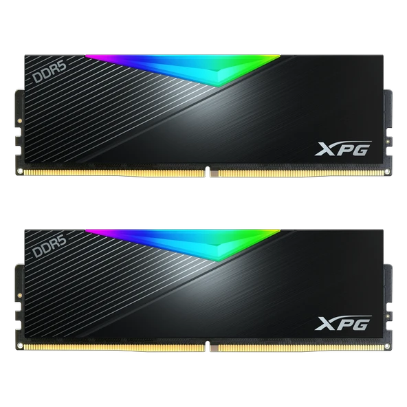 XPG Lancer 64GB (2x32GB) RGB 6400MHz CL32 INTEL XMP/ AMD EXPO DDR5 Siyah Dual Kit Ram ürün görseli 1