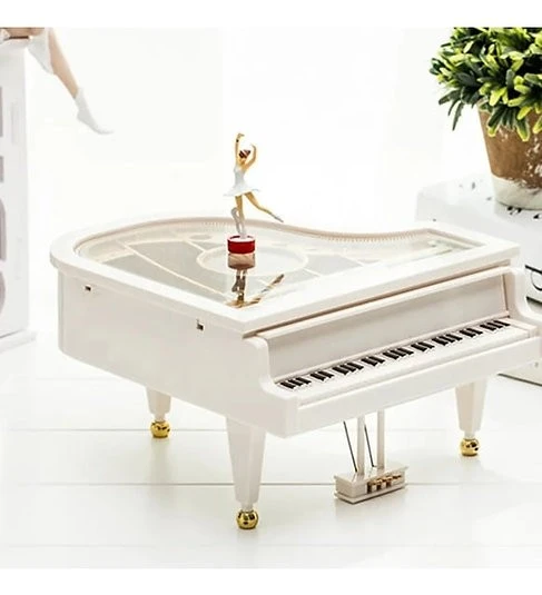 Balerinli Dans Eden Piyano Müzik Kutusu N-46 ürün görseli 1