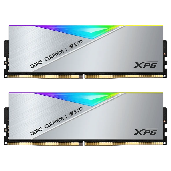 XPG Lancer Silver 48GB (2x24GB) RGB 9200MHz CL42 INTEL XMP DDR5 Gümüş Dual Kit Ram ürün görseli 1