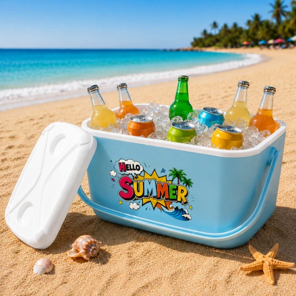 20 LT BUZZY RETRO BUZLUK TERMOS (1179 COOLER BOX) - Resim 6