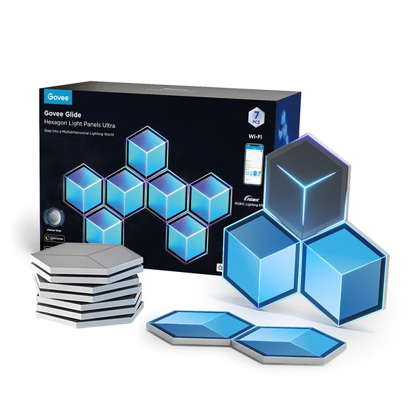 GOVEE GLIDE Hexa Ultra Gaming LED Duvar Aydınlatması ürün görseli 1