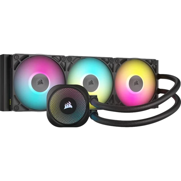 Corsair iCUE LINK TITAN 360 RX RGB AIO 360mm Siyah İşlemci Sıvı Soğutucu ürün görseli 1