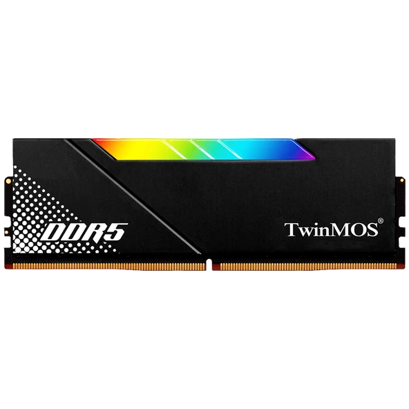 TwinMOS 16GB 6000MHz CL36 RGB DDR5 XMP/EXPO Single Kit Ram ürün görseli 1