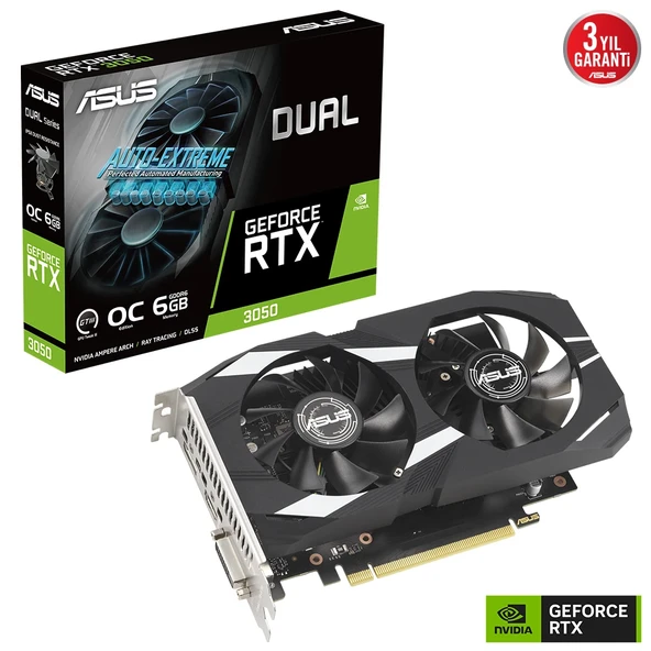 ASUS DUAL-RTX3050-O6G ürün görseli 1