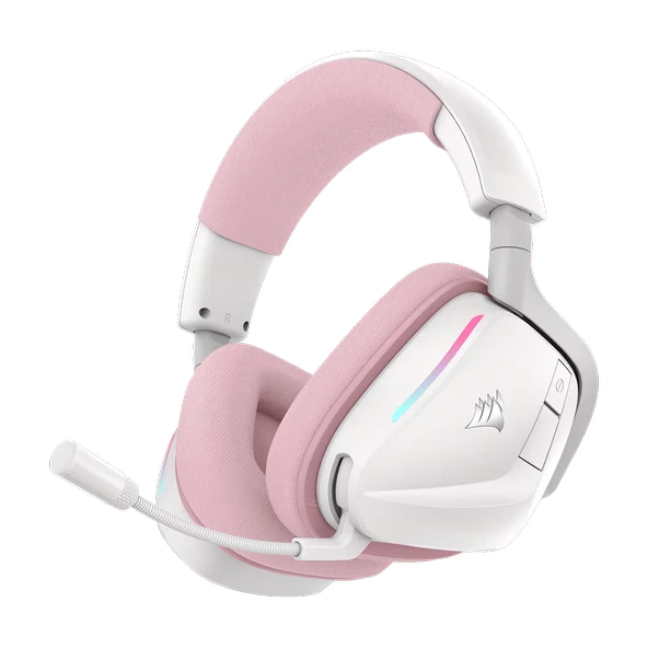 Corsair Void Wireless V2 RGB Beyaz/Pembe Kablosuz Gaming Kulaklık ürün görseli 1