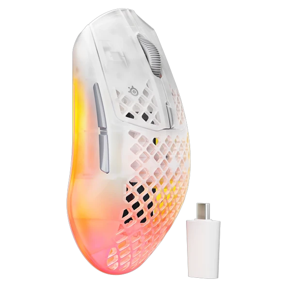 Steelseries Aerox 3 Wireless Gen 2 Ghost Edition Kablosuz Gaming Mouse - Resim 2