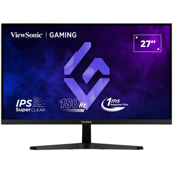 ViewSonic VX27G1-HD 27" 180Hz 1ms HDMI DP G-Sync HDR10 FHD SuperClear IPS Gaming Monitör ürün görseli 1