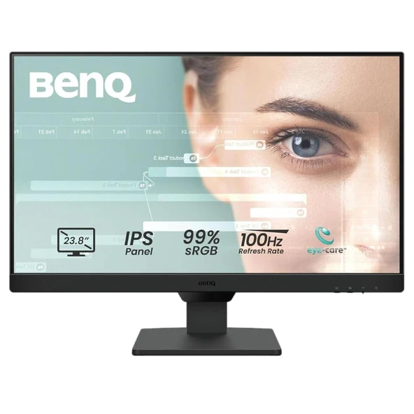 BenQ 23.8" GW2490 100Hz 5ms(GtG) HDMI DP EyeSafe 2.0 FHD IPS Monitör ürün görseli 1