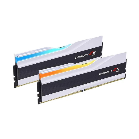GSKILL 64GB (2x32GB) TRIDENT Z5 BEYAZ DDR5 6400MHz CL32 1.40V RGB PC Ram ürün görseli 1