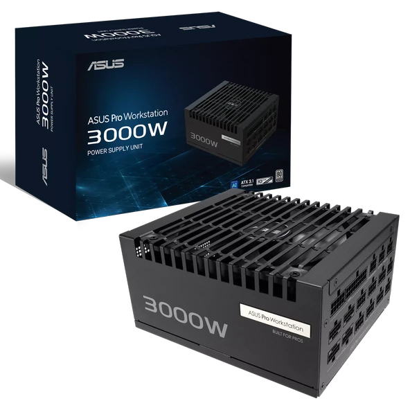 ASUS PRO WS 3000P 3000W 80+ Platinum Full Modüler PSU ürün görseli 1