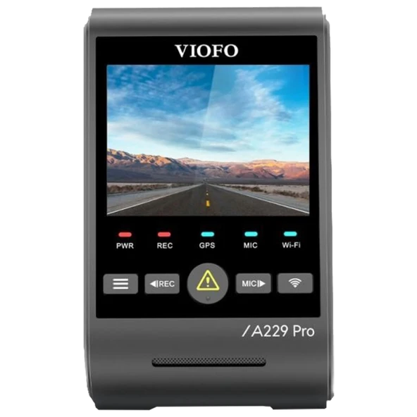 VIOFO A229 Pro 4K HDR Sony Starvis 2 Sensörlü Wİ-Fi GPS'li Araç Kamerası ürün görseli 1