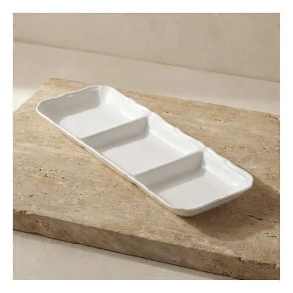 Aryıldız Voyage 3 Bölmeli Servis Tabağı 26 cm 153AR278215 ürün görseli 1