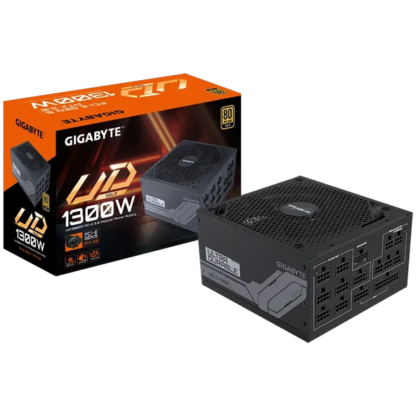 GIGABYTE UD1300GM PG5 1300W 80+ Gold Gen 5.0 ATX 3.0 Full Modüler PSU ürün görseli 1