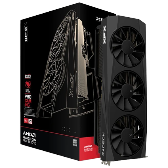 XFX QuickSilver Radeon RX 9070 OC Gaming 16GB GDDR6 256 Bit Ekran Kartı ürün görseli 1