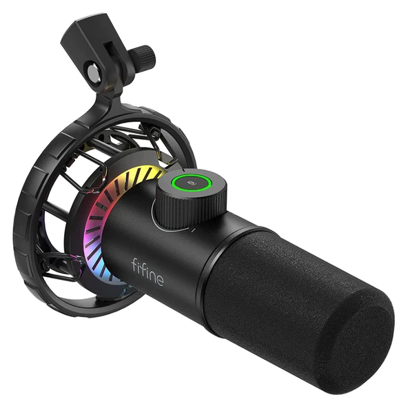 Fifine K658 USB Mikrofon RGB Yayıncı Mikrofonu ürün görseli 1