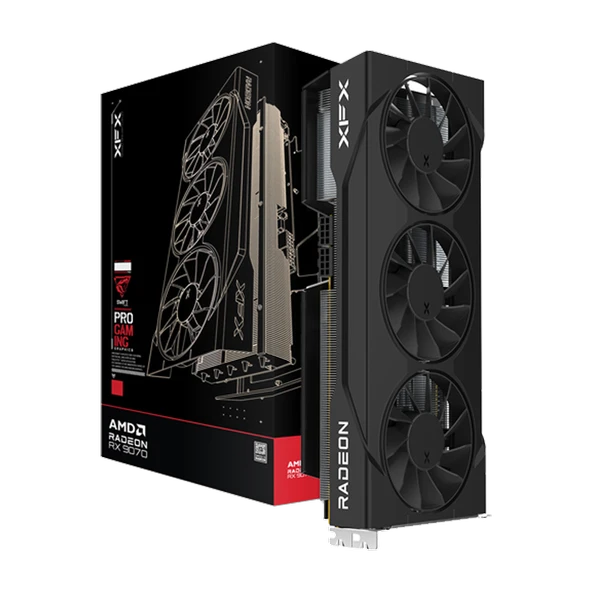 XFX Swift Radeon RX 9070 GRE 12GB GDDR6 192 Bit Ekran Kartı ürün görseli 1
