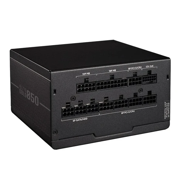 COOLER MASTER ELITE 850W 80PLUS GOLD GEN5 SİYAH FULL MODÜLER GÜÇ KAYNAĞI ürün görseli 1