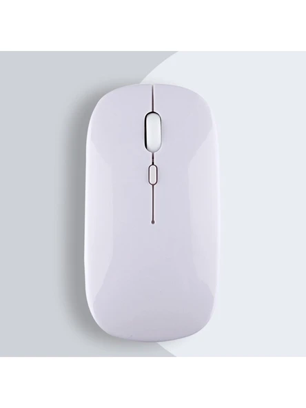 Bluetooth 2.4ghz Kablosuz Mouse Sessiz Tıklama Apple Macbook Laptop Ipad Uyumlu Slim Tasarımlı Wifi Fare Özel ürün görseli 1