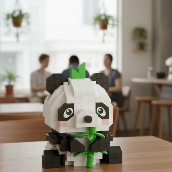 150 Parça Mikro Bloklar Panda 10+ Yaş - Resim 3