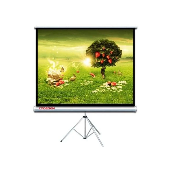 Codegen TX-24 240X200 Tripod Projeksiyon Perdesi ürün görseli 1