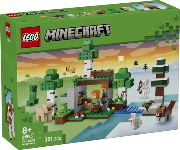 Lego Minecraft First Night Adventure 21593 - Resim 3