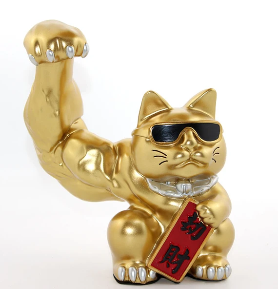 Polyester Şanslı Kedi Figürü ürün görseli 1