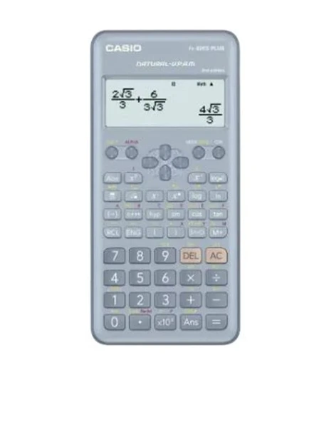 Casio FX-82ES Plus Mavi Bilimsel Fonksiyonlu Hesap Makinesi 2.Versiyon ürün görseli 1