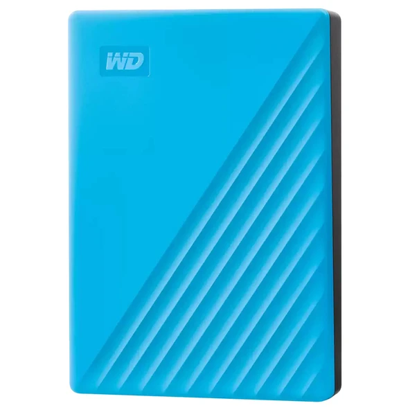 Western Digital My Passport Taşınabilir Sabit Disk USB3.2 6TB Mavi WDBR9S0060BBL-WESN ürün görseli 1