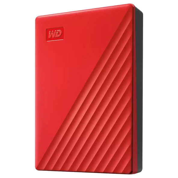 Western Digital My Passport Taşınabilir Sabit Disk USB3.2 6 TB Kırmızı WDBR9S0060BRD-WESN ürün görseli 1