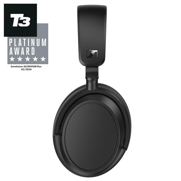 Sennheiser Accentum Plus Kablosuz Hibrit Gürültü Engelleme Özellikli Kulak Üstü Kulaklık – Siyah ürün görseli 1