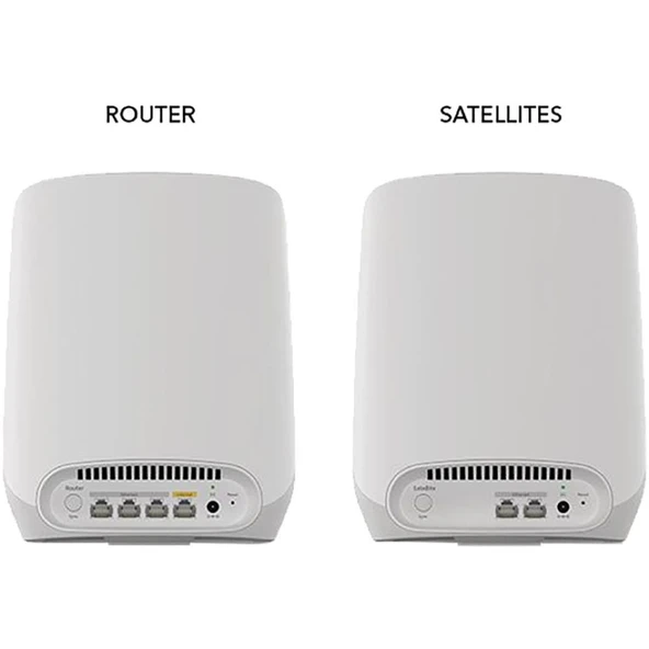 Netgear Orbi Üç Bantlı Wi-Fi 6 Mesh Sistemi + 1 Uydu ürün görseli 1