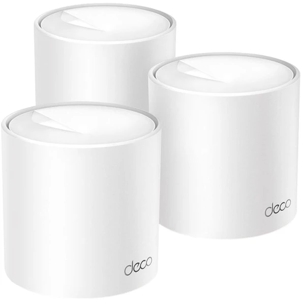 TPLink Deco X10 AX1500 Tüm Ev Mesh Yönlendirici 3'lü Paket ürün görseli 1