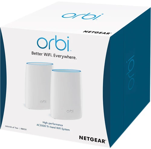 Netgear RBK50100UKS Orbi Yönlendirici ve Uydu Genişletici Ev Wifi Sistemi ürün görseli 1