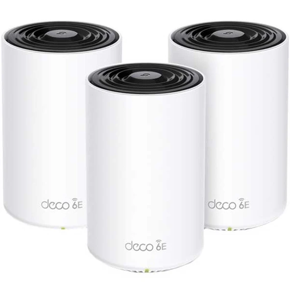 TPLink DECOXE75 WiFi Mesh Sistemi 3'lü Paket ürün görseli 1