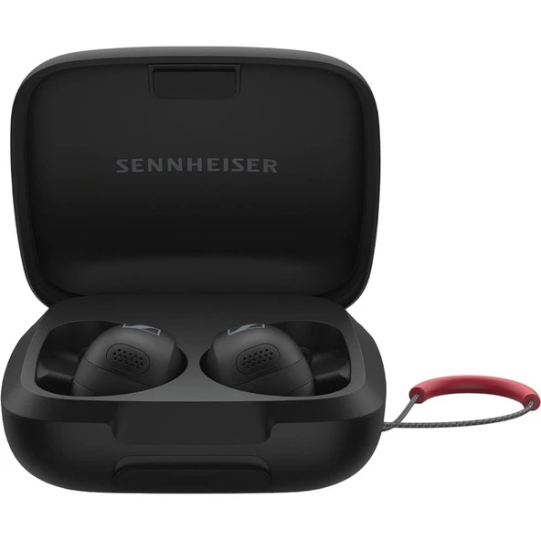 Sennheiser Momentum Sport Gerçek Kablosuz Kulaklık IP55 Suya Dayanıklı – Siyah ürün görseli 1
