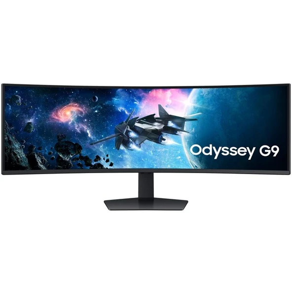Samsung Odyssey G9 Oyun Monitörü 49″ Kavisli, Çift‑QHD, VA Panel, QLED, 1000R, Ekran HDR 1000, FreeSync Premium Pro, 240 Hz, 1 ms (GtG) (LS49CG954EMXUE) ürün görseli 1