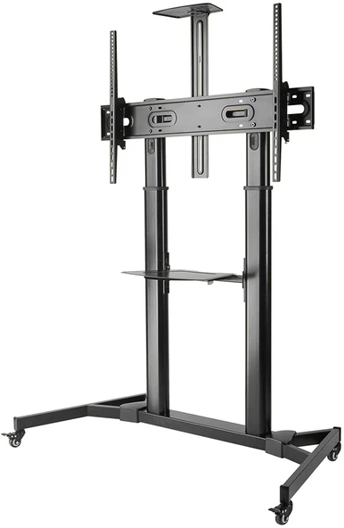 Stargold Teleskopik Yüksekliği Ayarlanabilir 60″-100inç LED/LCD Düz Panel TV'ler için SG832 Siyah ürün görseli 1